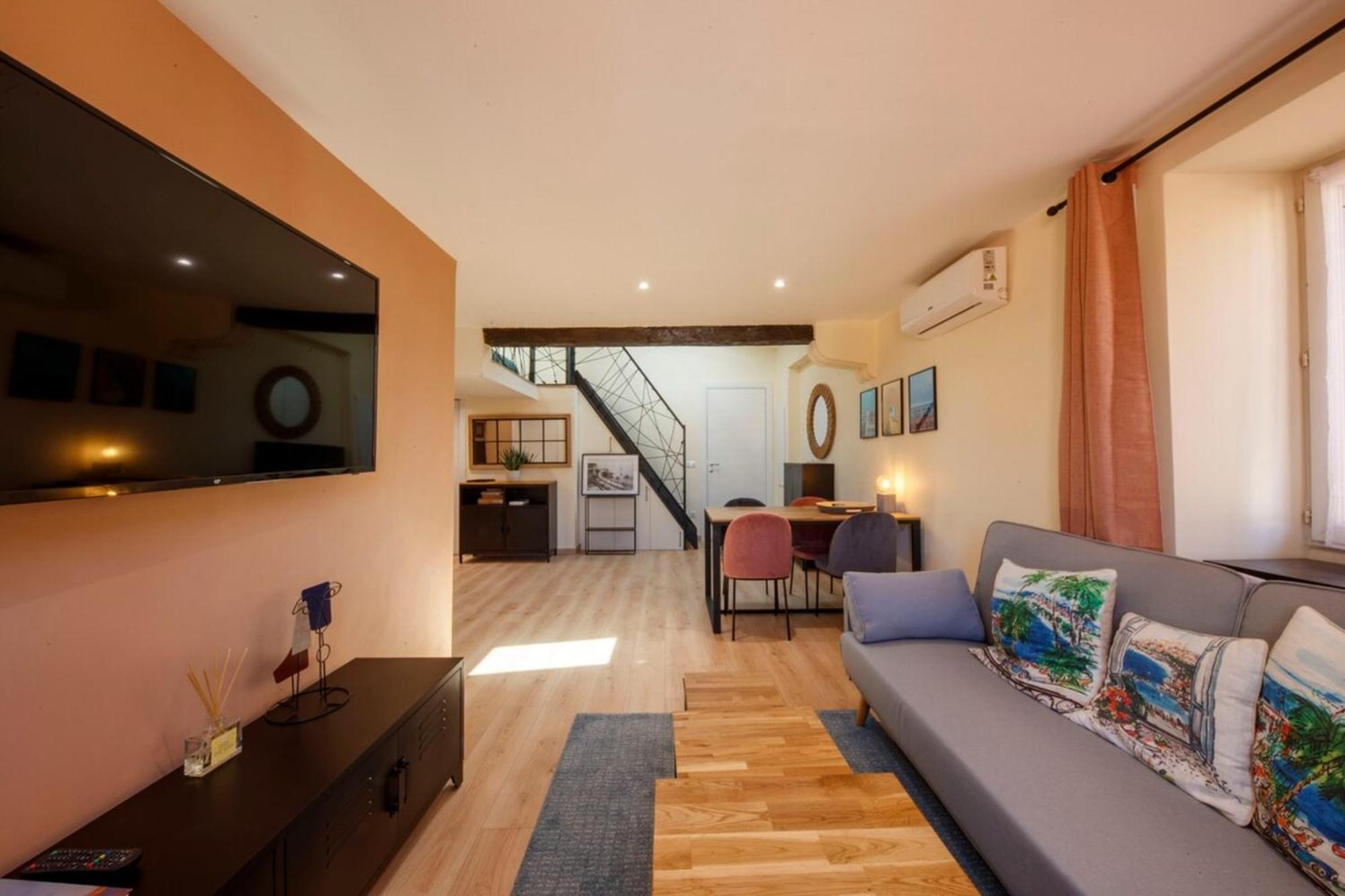 Cœur du Vieux Nice: bel appartement moderne rénové Exterior foto