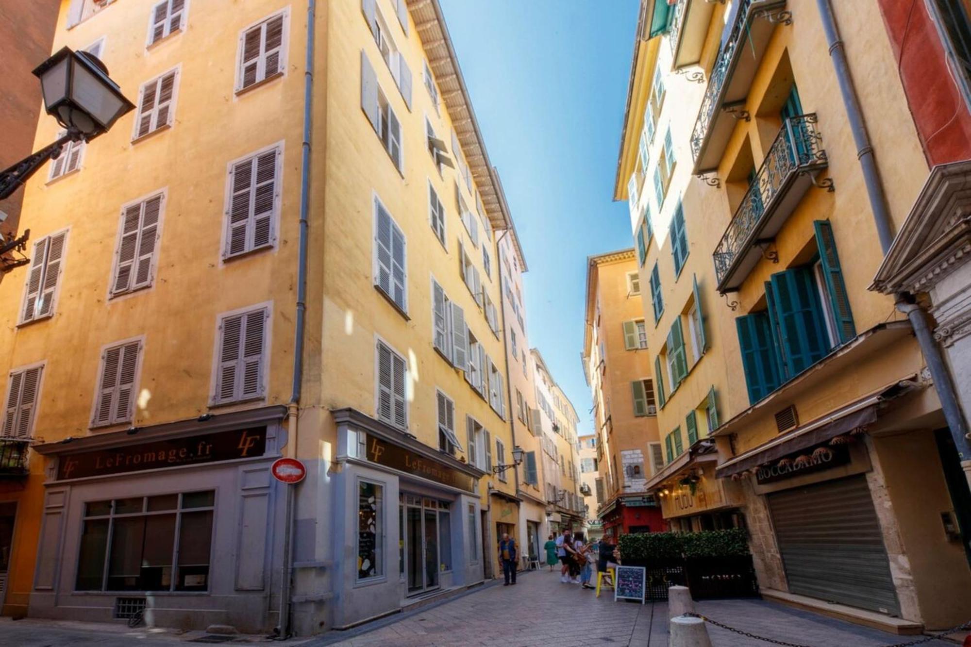 Cœur du Vieux Nice: bel appartement moderne rénové Exterior foto