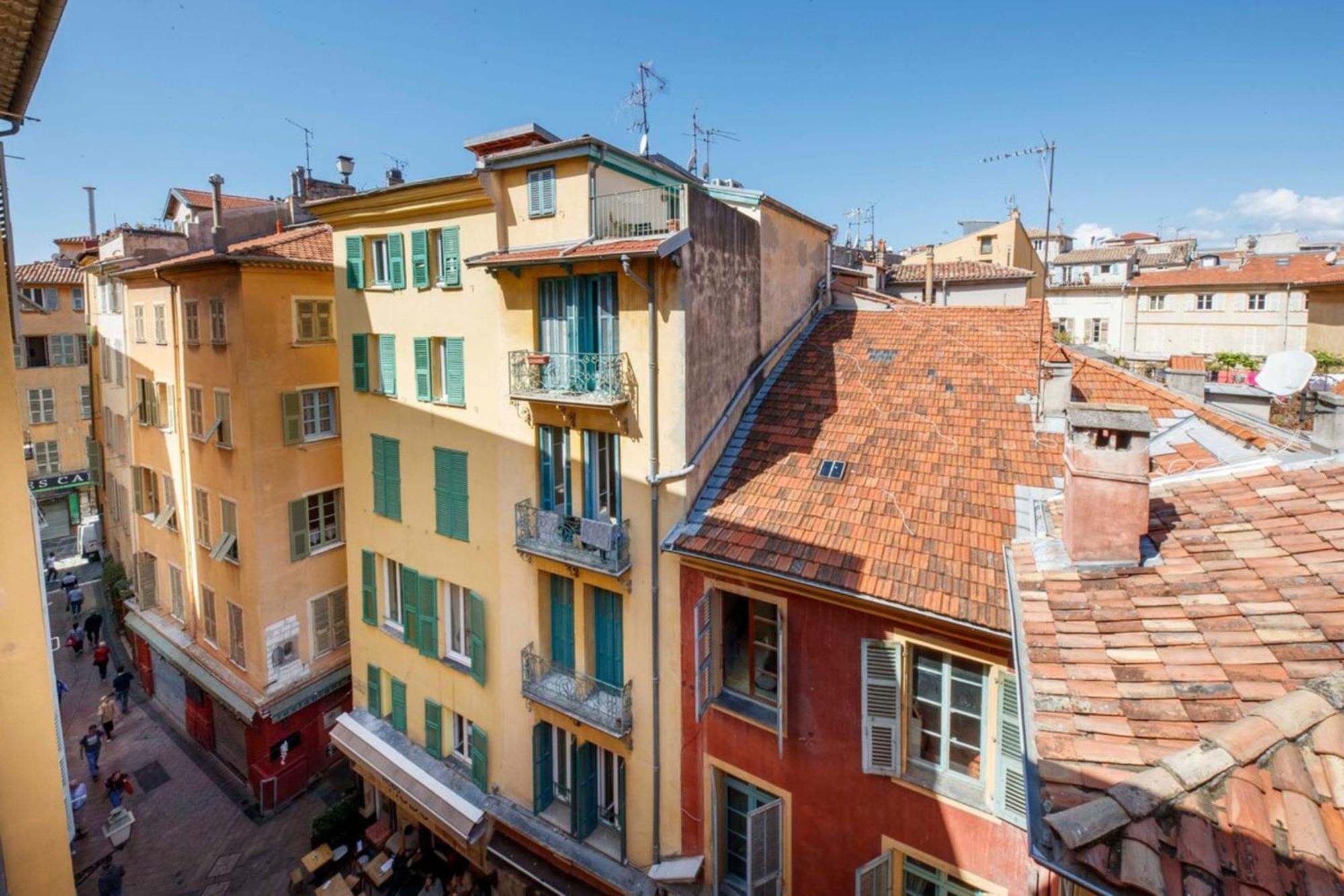Cœur du Vieux Nice: bel appartement moderne rénové Exterior foto